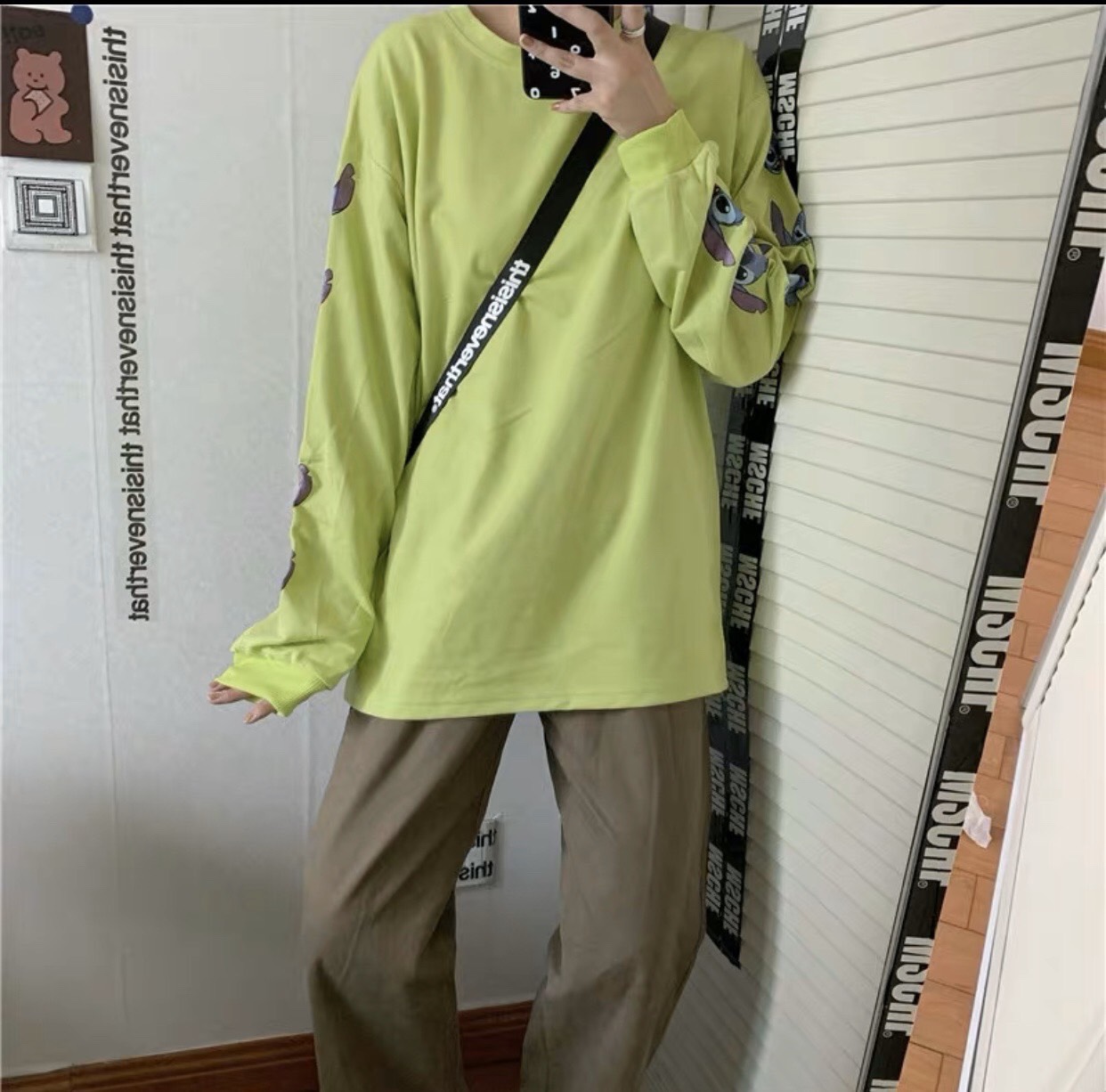 [HCM]Áo phông áo thun nam nữ form rộng tay DÀI Unisex STIC K Từ 50-70kg
