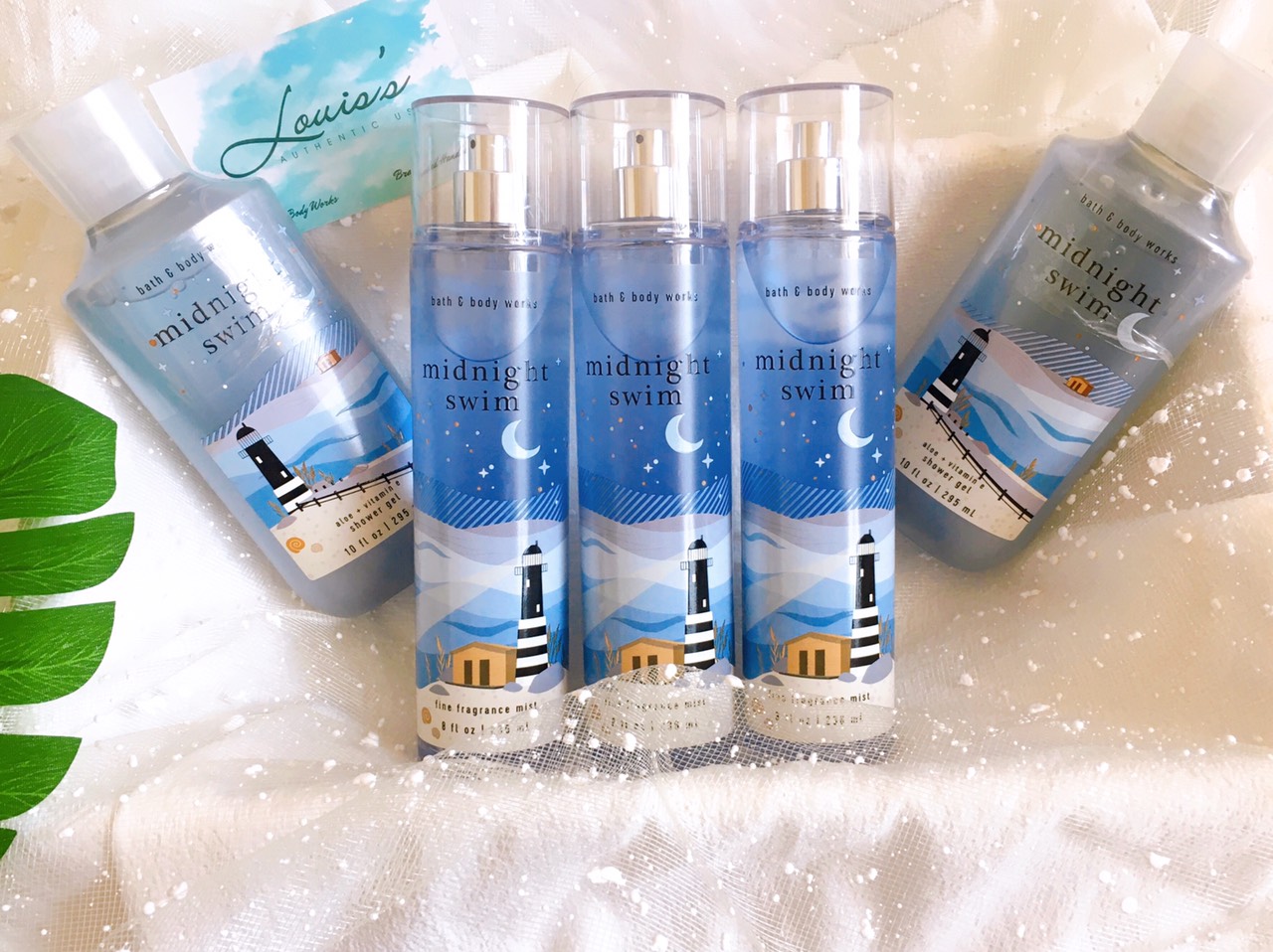 [ MIDNIGHT SWIM ] Trọn bộ chăm sóc cơ thể Bath & Body Works Mỹ