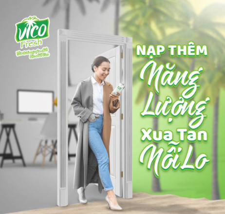 1 HỘP NƯỚC DỪA VICO FRESH - VỊ SEN 330ML