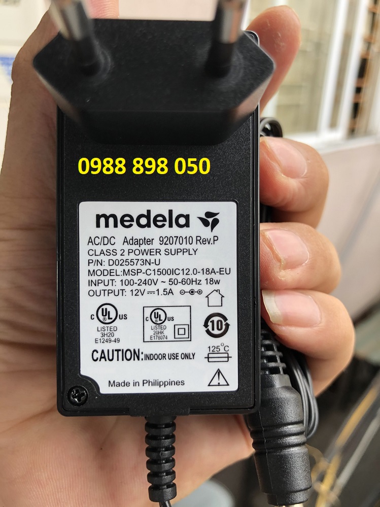 Adapter 12v 1.5a medela Sonata