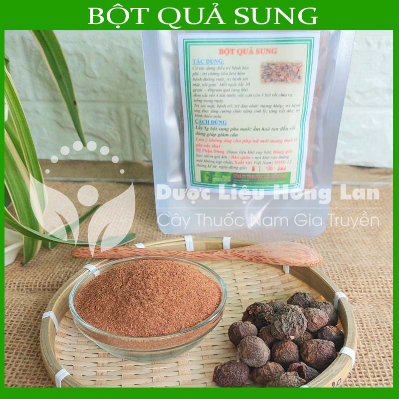 ✅[Thượng hạng] 500G Bột Quả Sung nguyên chất loại 1 (không pha chộn tạp chất, đã sao thơm, không chất bảo quản)