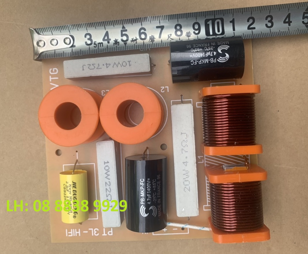 MẠCH PHÂN TẦN 3 ĐƯỜNG TIẾNG LOA CÔNG SUẤT LỚN HIFI - GIÁ 1 MẠCH