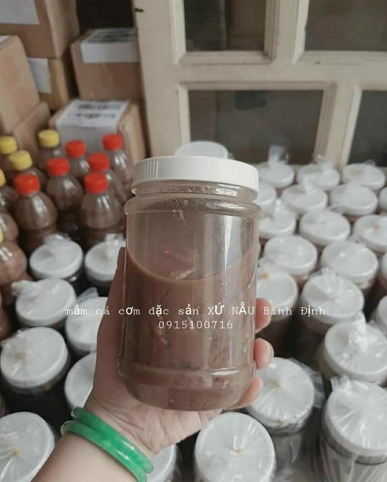 [HCM]MẮM CÁ CƠM BÌNH ĐỊNH ĐẶC SẢN XỨ NẪU 500gr