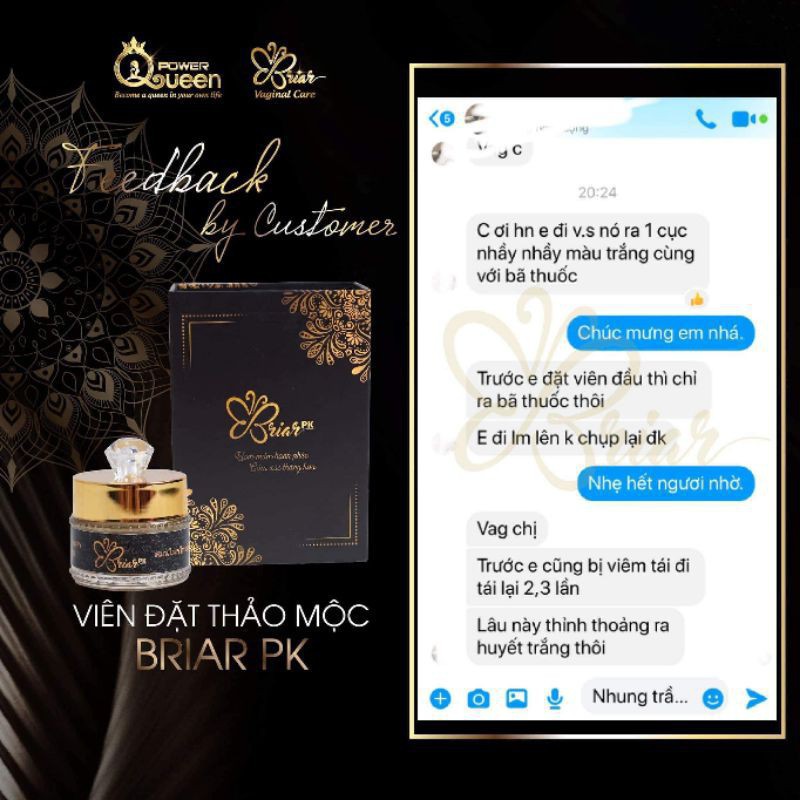 [Chính Hãng]Viên Đặt Se Khít Briar PK Hộp 10 Viên