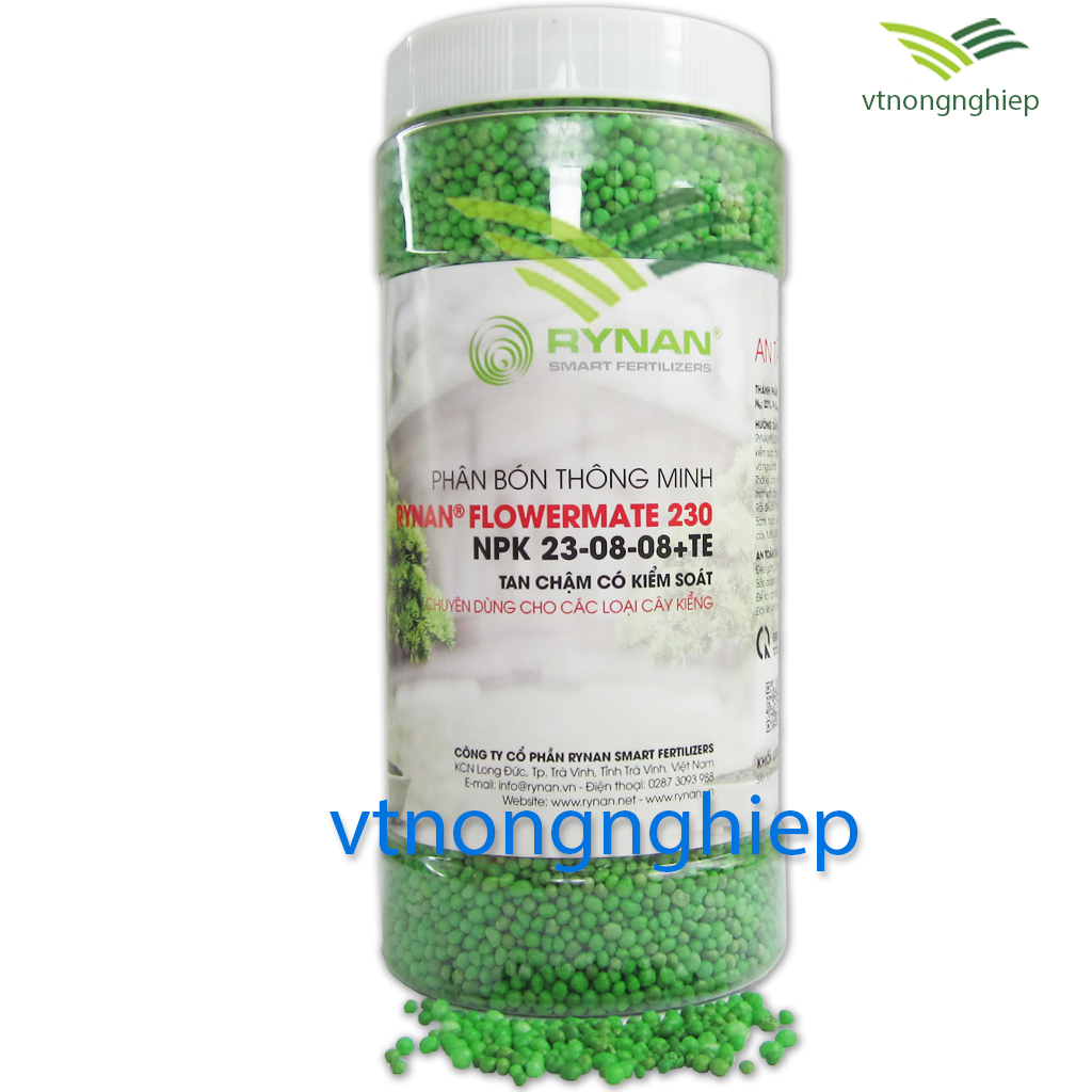 Fertilizer rynan-230, vial 1360 (G), NPK 23-08-08 + te, slow release fertilizer Rynan flowermate 230 for plants ornamental, apricot, Bon wrong, Orchid