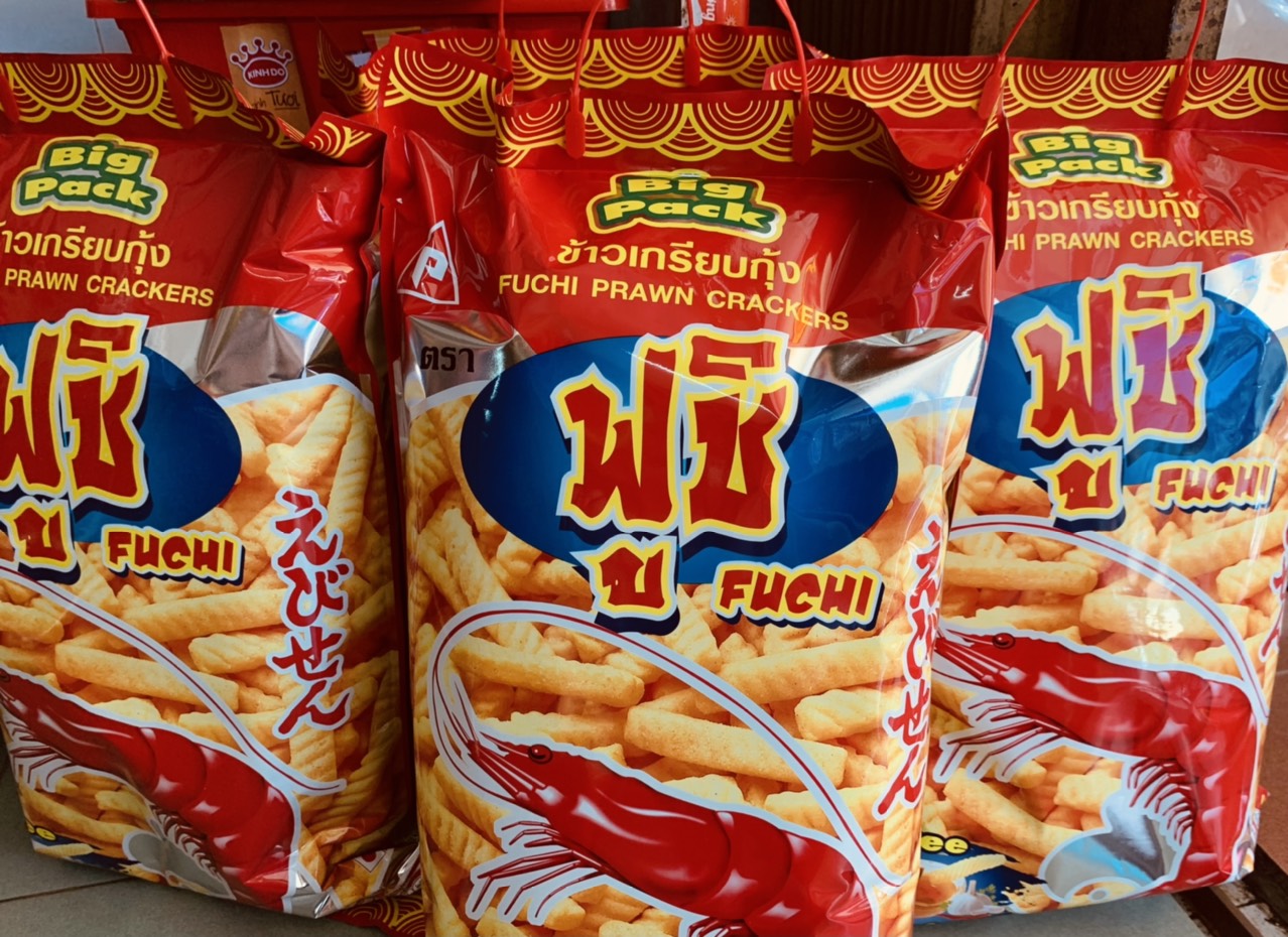 Bánh phồng tôm Thái Lan 1 bịch siêu to khổng lồ