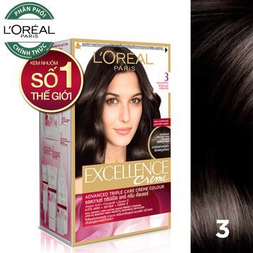 Màu nhuộm tóc Loreal số 3