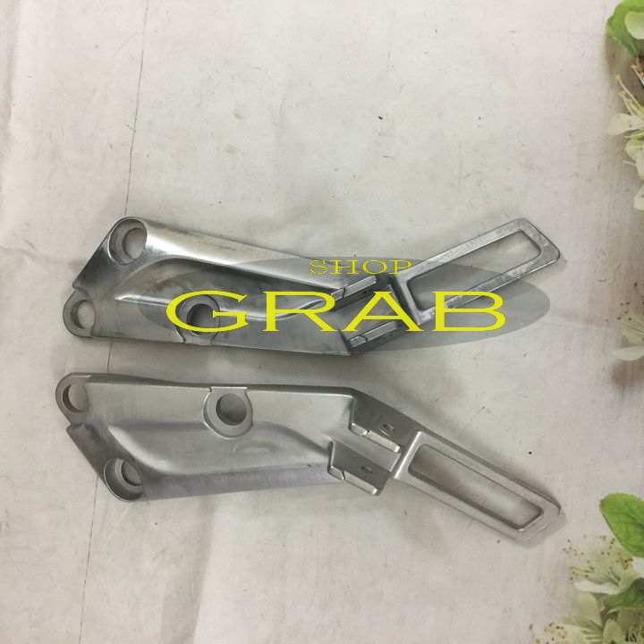 Bát nhôm - Gác Chân xe Wave ZX  Wave 110  Wave Alpha 2002-2006 (1 đôi )