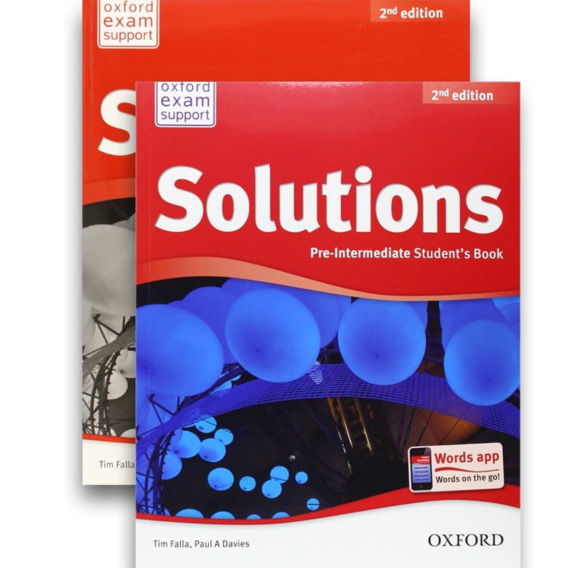 Solutions Elementary, Pre intermediadete Student’s Book - Workbook 2Ed