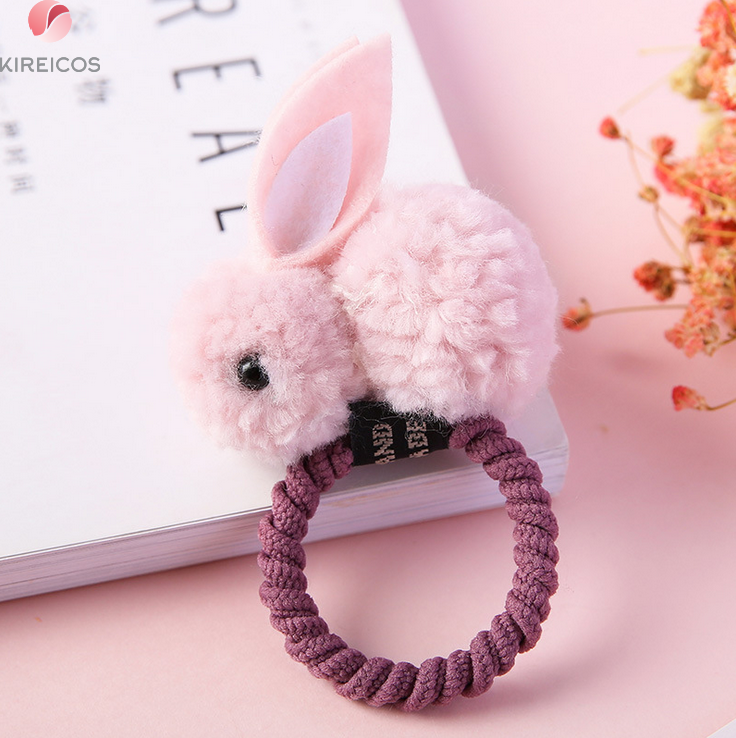 [HCM]Cột Tóc Hình Thỏ 3D Xinh Xắn Dễ Thương Cho Bé Gái