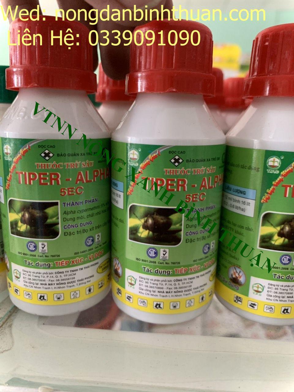 2 Chai Tiper Alpha 5EC Chai 100ml Thuốc trừ sâu