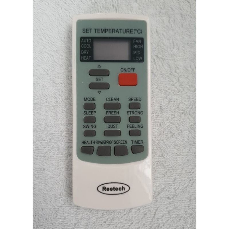 REMOTE ĐIỀU KHIỂN ĐIỀU HÒA MÁY LẠNH REETECH NÚT ĐỎ