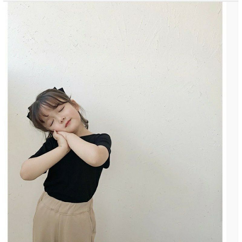 Áo Thun Nơ Cực Dễ Thương Cho Bé Gái