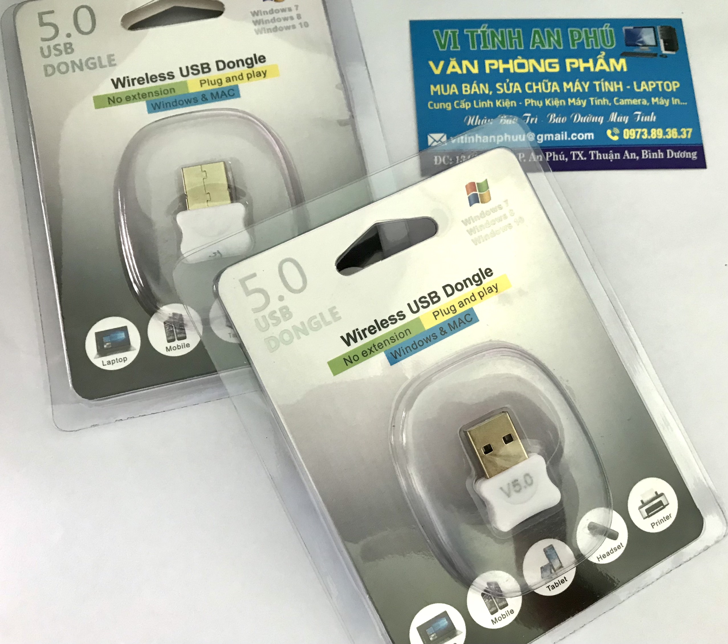 Usb Bluetooth Dongle V5.0 Cho Máy Tính