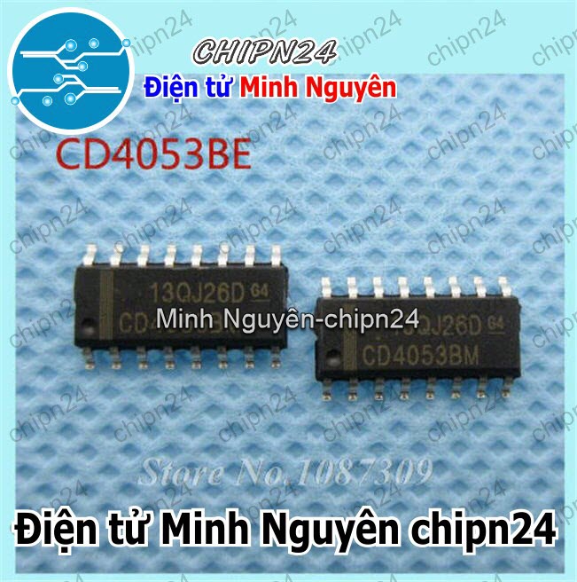 [3 con] (SOP) IC Dán CD4053 SOP-16 (SMD) (CD4053BM 4053) - HH003403