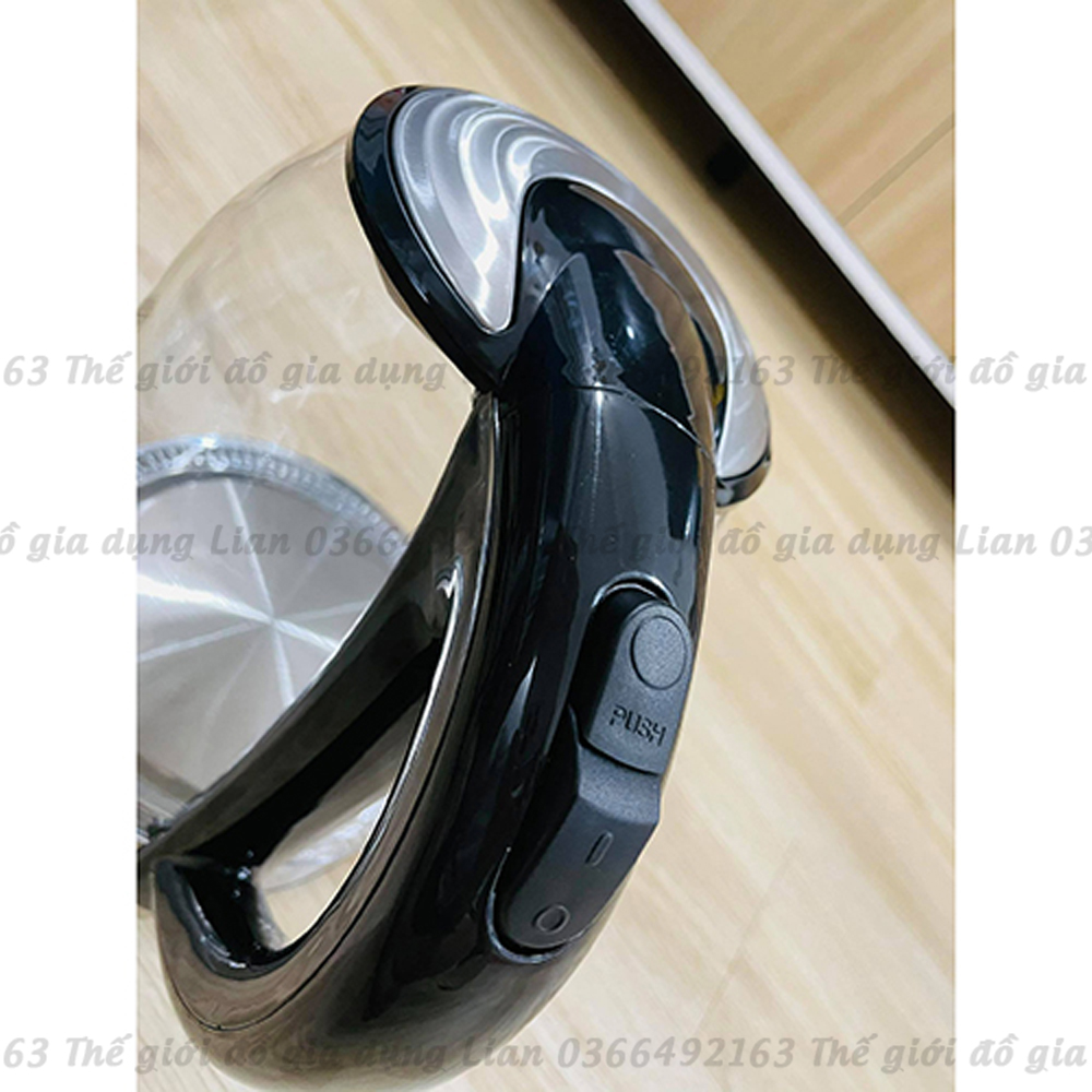 [FREESHIP] Bình đun siêu tốc Lock&Lock thủy tinh 1,7L - Ấm đun siêu tốc Lock&Lock thủy tinh 1.7L