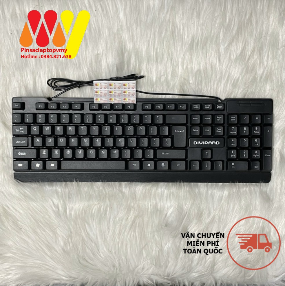 Bộ phím chuột văn phòng cao cấp divipard mk310. bảo hành 1 đổi 1
