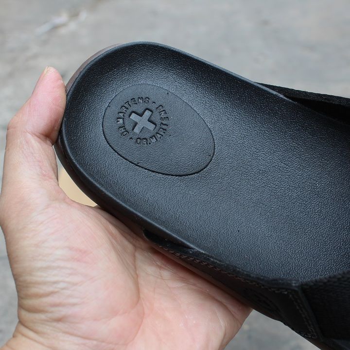 Dép da nam da bò dr martens (DR.K02)