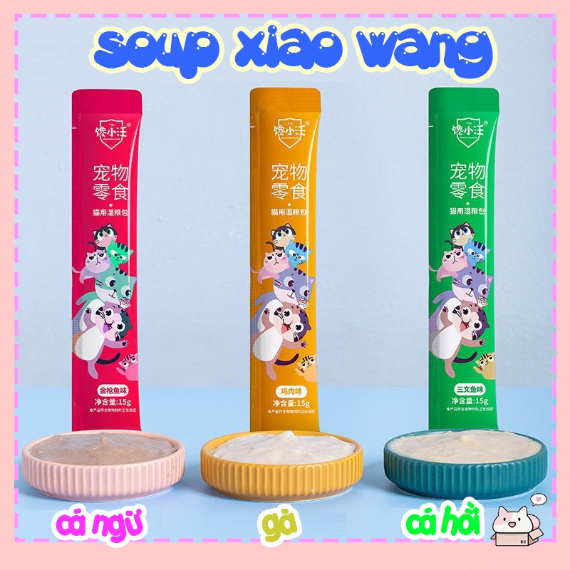 Súp thưởng Xiao Wang cao cấp cho mèo thanh 15gr