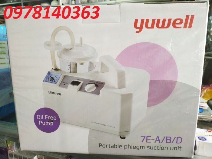 MÁY HÚT DỊCH - MÁY HÚT ĐỜM 1 BÌNH YUWELL 7E-A