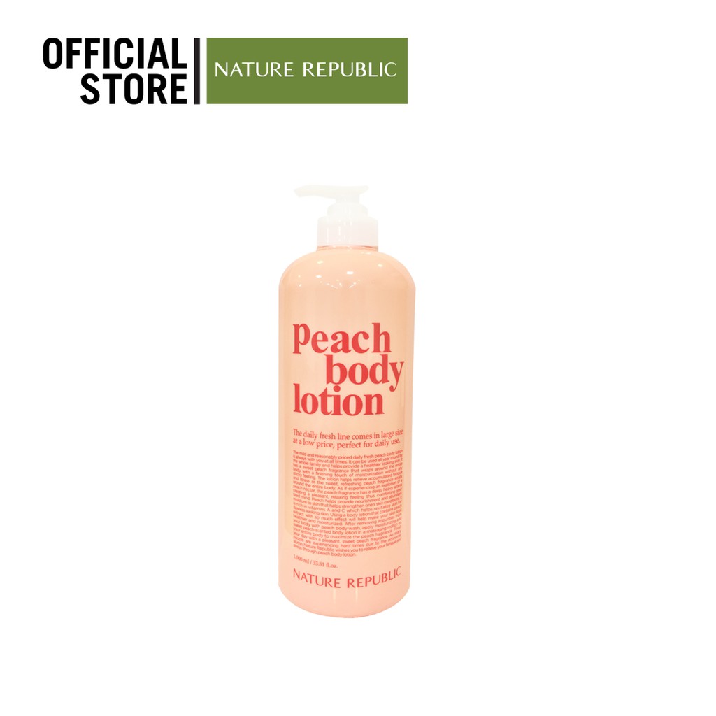 SỮA DƯỠNG THỂ DAILY FRESH PEACH BODY LOTION 1000ml