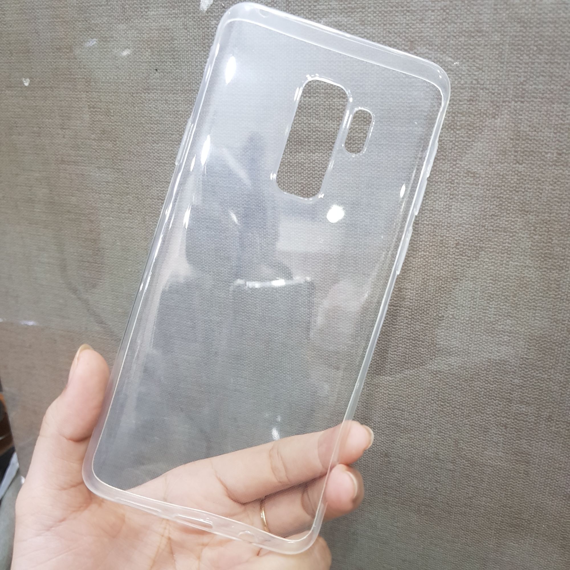 Ốp lưng Samsung S9 Plus nhựa dẻo silicon trong suốt