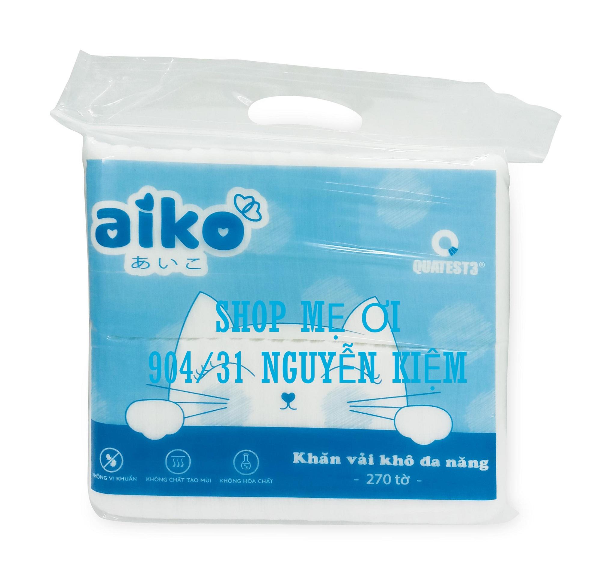 [Deal Hot, Giá Rẻ Cực Sốc] Khăn Khô, Khăn Vải Khô Đa Năng Aiko 300g/500g - Hàng Chính Hãng Tại Shopmeoi