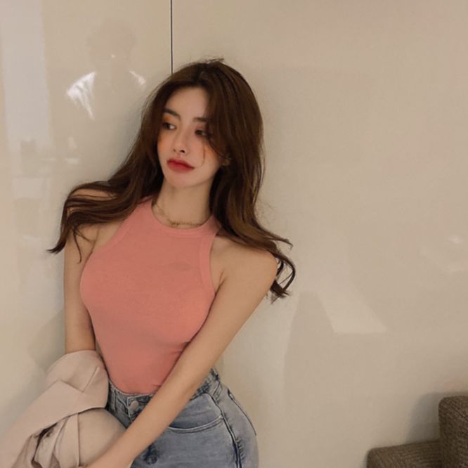 Áo Thun Ba Lỗ Nữ - Thun gân co giãn tốt