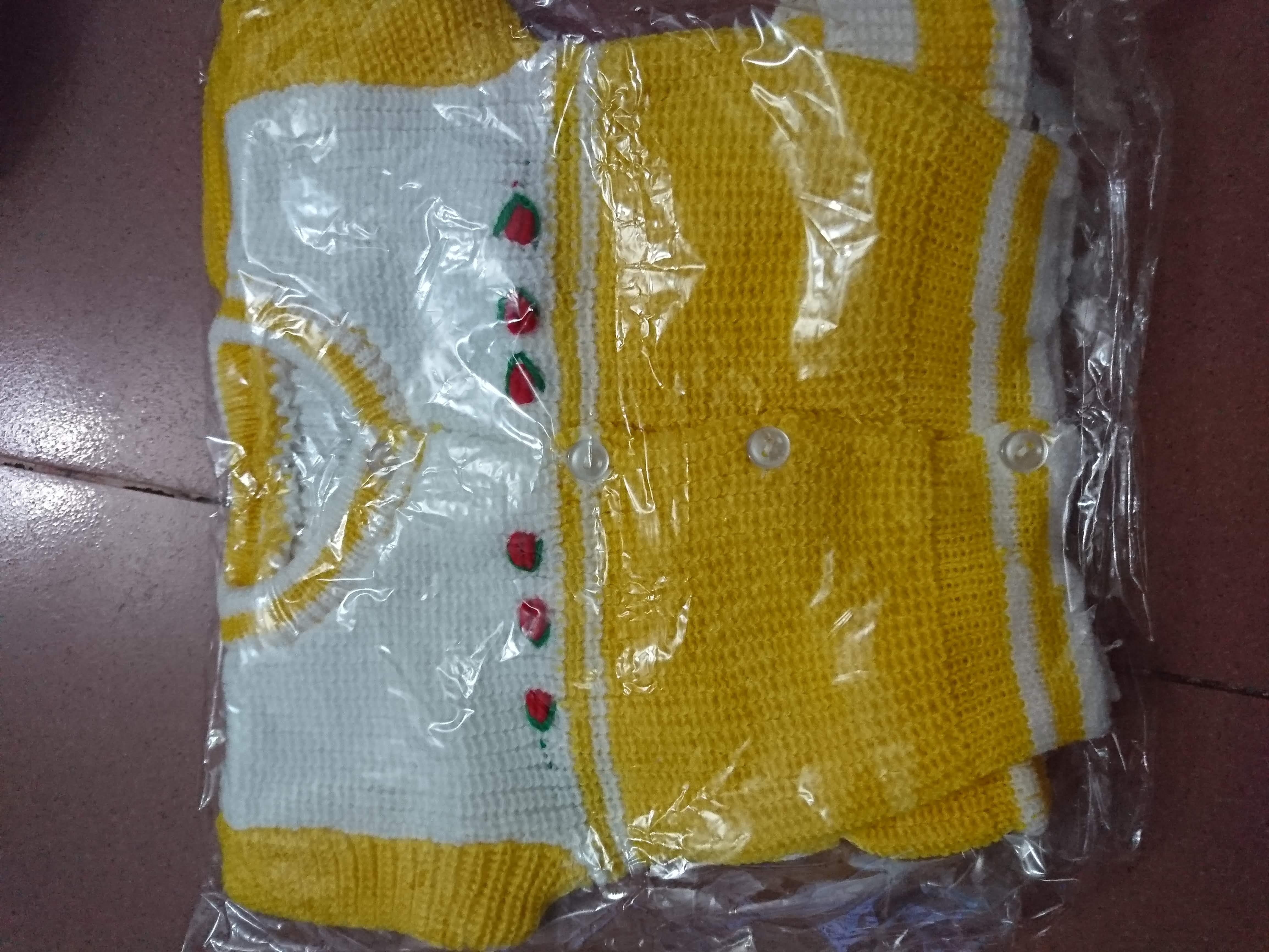 Áo len cho bé - Set đồ len cho bé gồm Áo, nón, tất