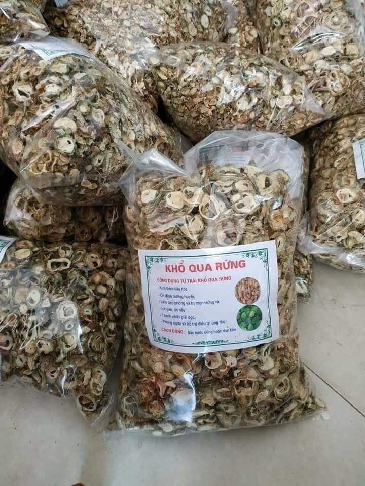 1kg khổ qua rừng tây bắc khô ( mướp đắng)