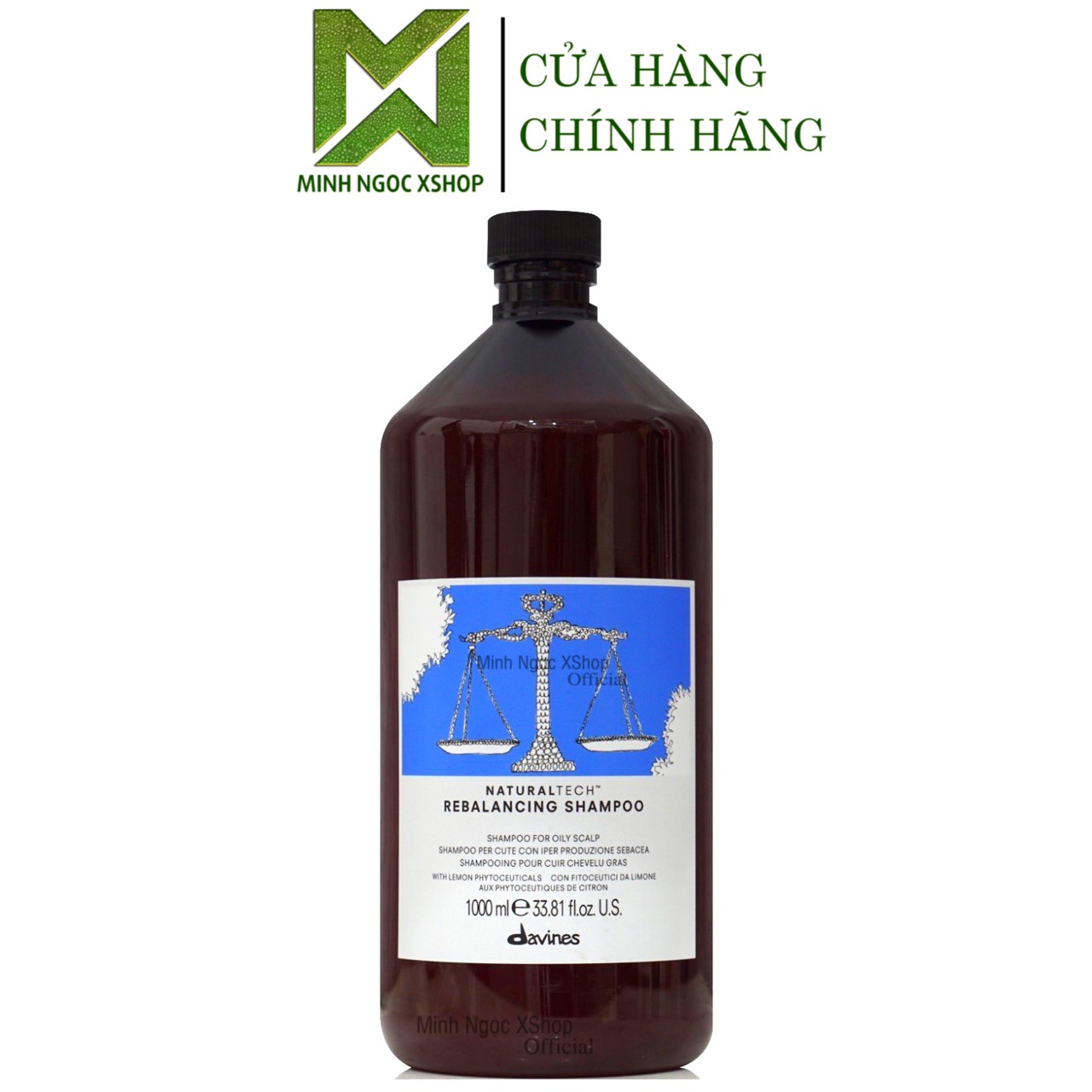 Dầu gội cân bằng dầu davines rebalancing 250ml - 1000ml