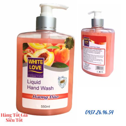 Nước rửa tay cao cấp White Love 550ml
