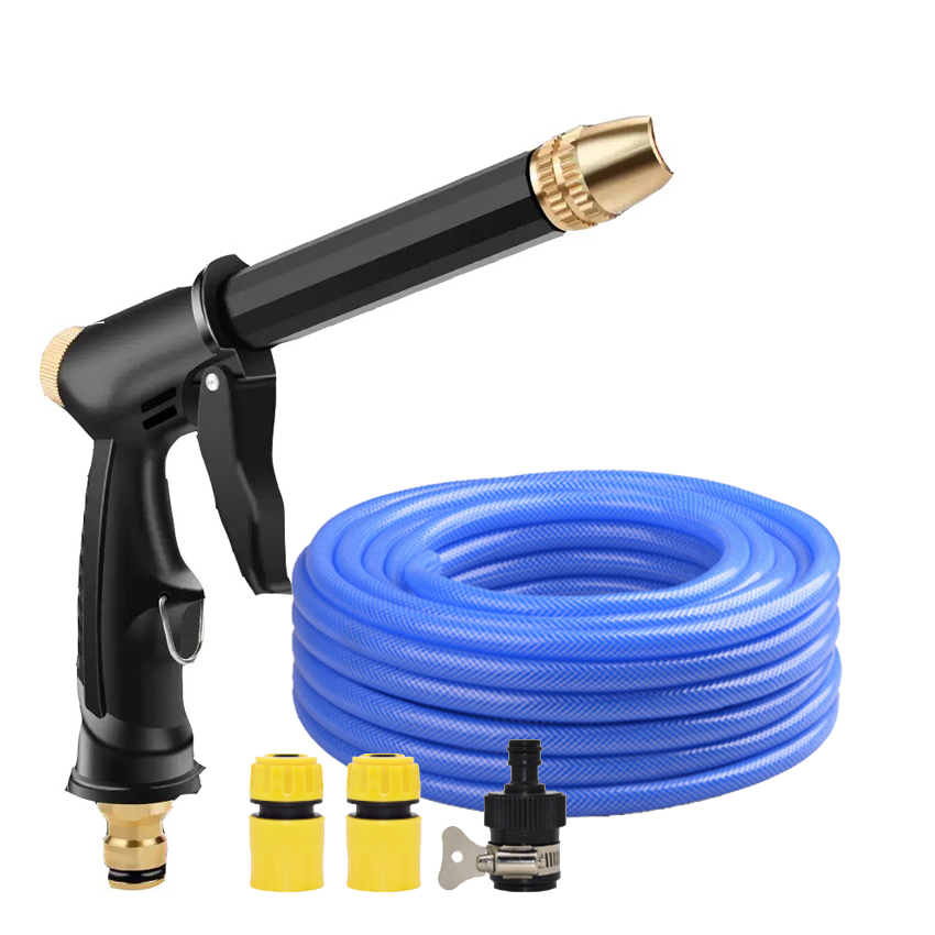 Vòi rửa xe tưới cây,vòi xịt tăng áp + bộ dây và vòi phun tăng áp thông minh loại 20m 810-2576