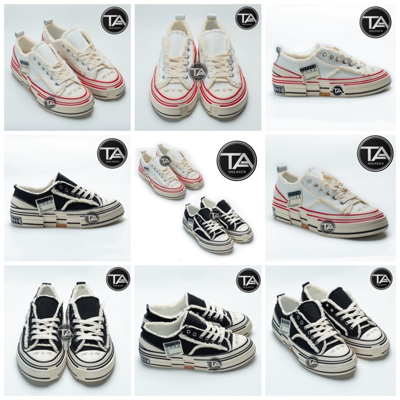 Giày Xvessel rách cao cấp tăng chiều cao, kiểu dáng đơn giản, trẻ trung, đường may tỉ mỉ, tinh tế