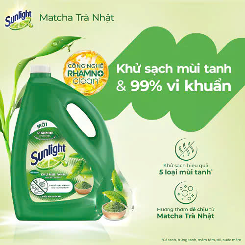 Nước rửa chén Sunlight can 3.6l