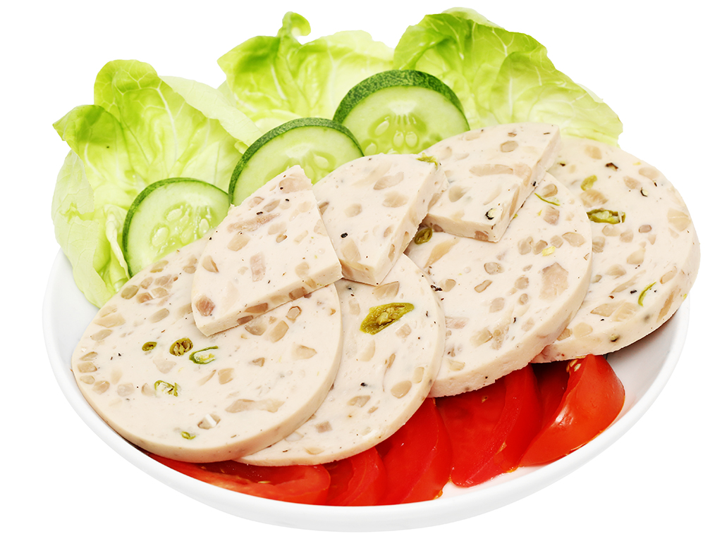 Chả lụa tai heo ướt xiêm nhà làm Cô 4 Bình Định (0.5kg)