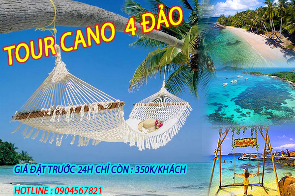 TOUR CANO 4 ĐẢO PHÚ QUỐC
