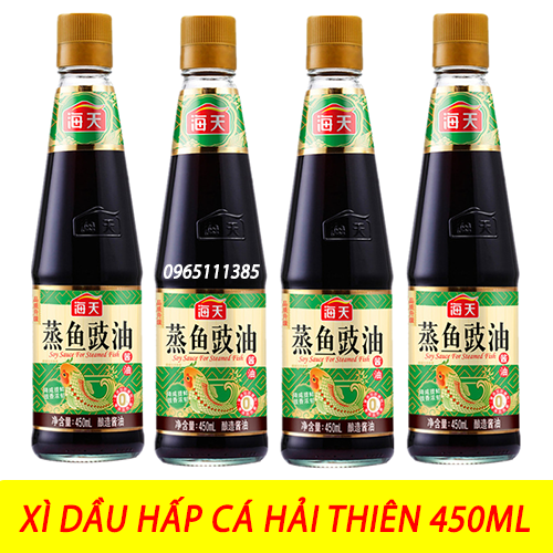 Xì Dầu Hấp Cá Hải Thiên 450ml