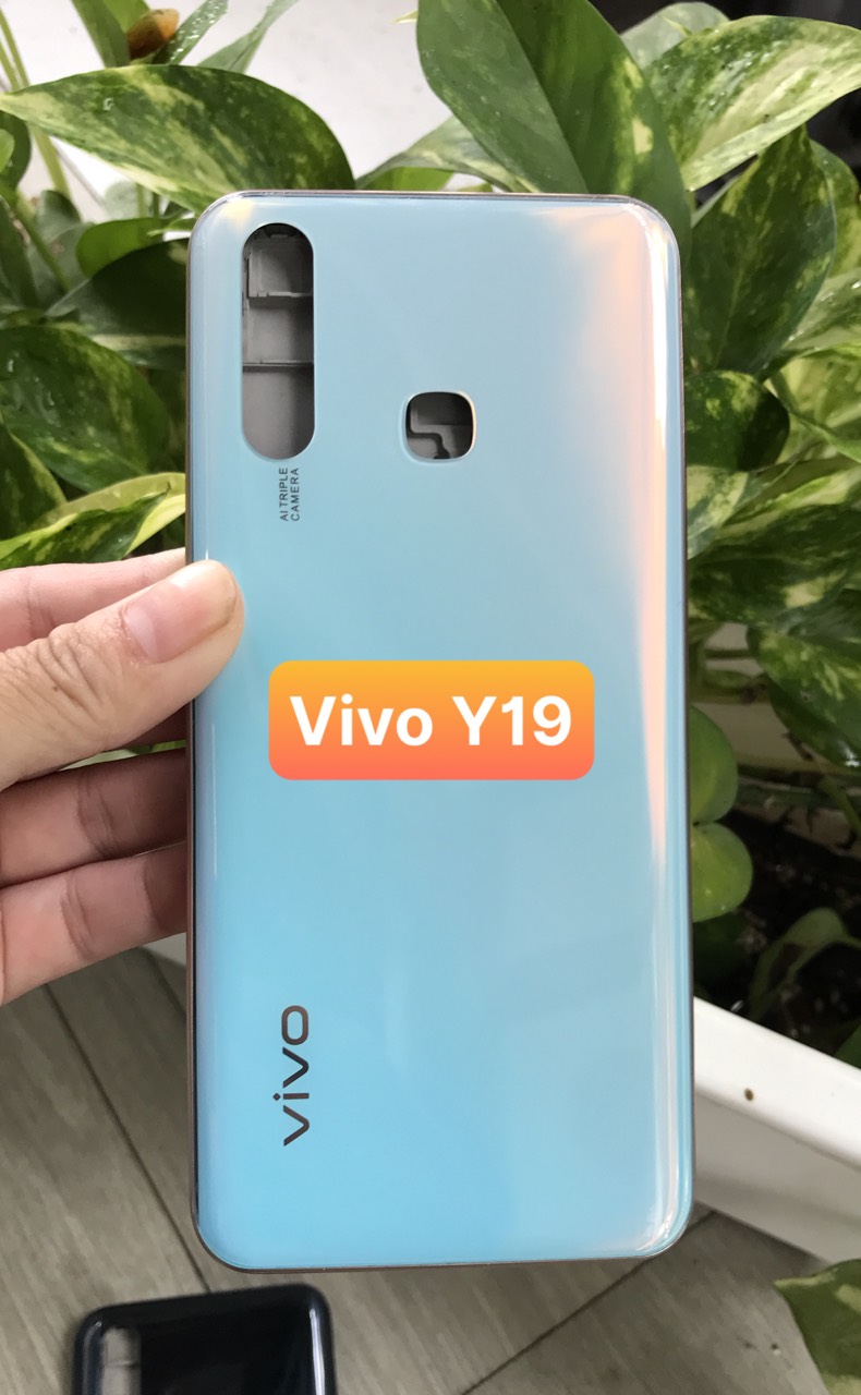Bộ Vỏ vivo Y19 zin (bộ gồm lưng sườn . phím bấm, kính camera)