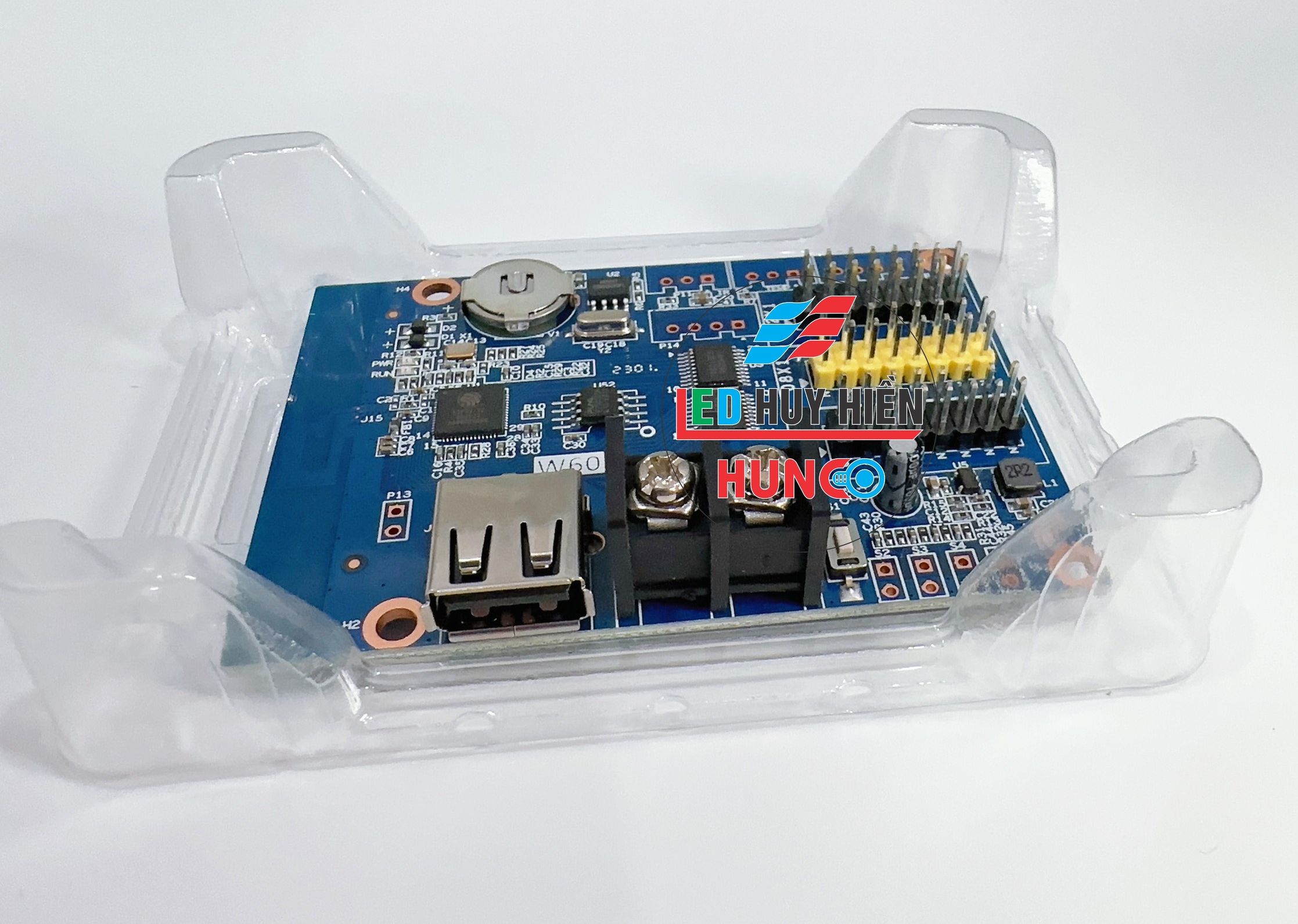 Mạch HD W60 (USB WIFI) hỗ trợ 2 tầng module led 13 màu