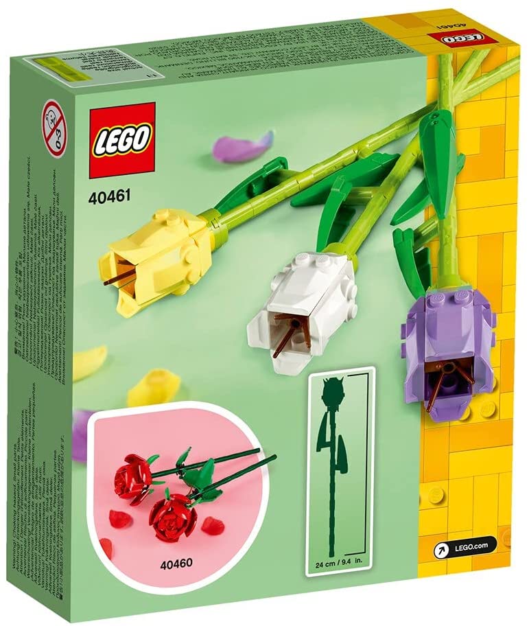 [HAPPY BRICKS] - LEGO  ICONIC - 40461 - TULIPS - HOA TULIPS