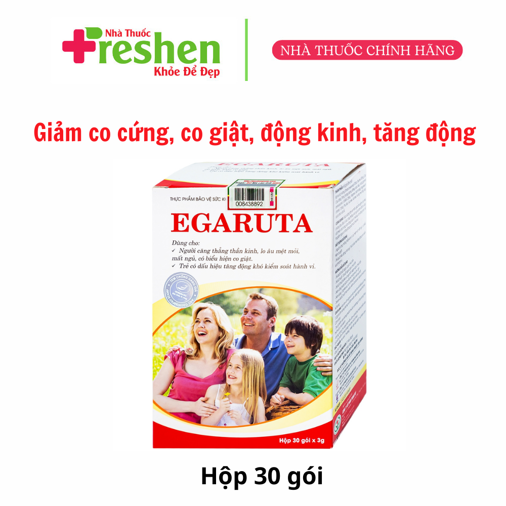 [HCM]Cốm Egaruta dành cho trẻ bị động kinh co giật hộp 30 gói