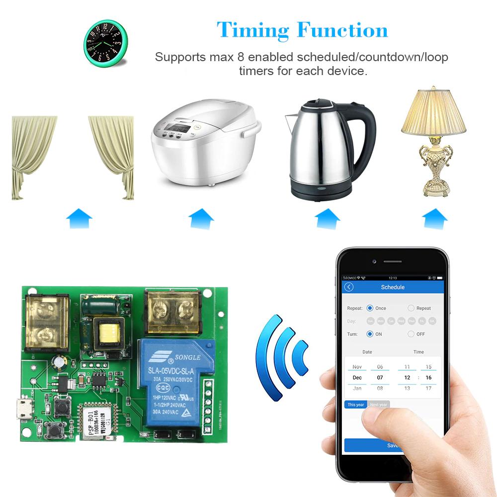 [HCM]Mạch Điều Khiển Nguồn Sonoff 30A