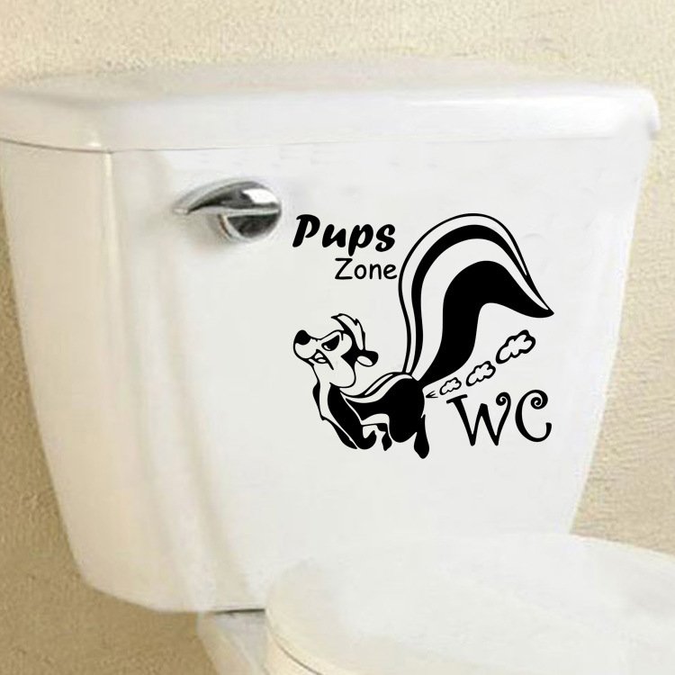 Sticker dán bồn cầu