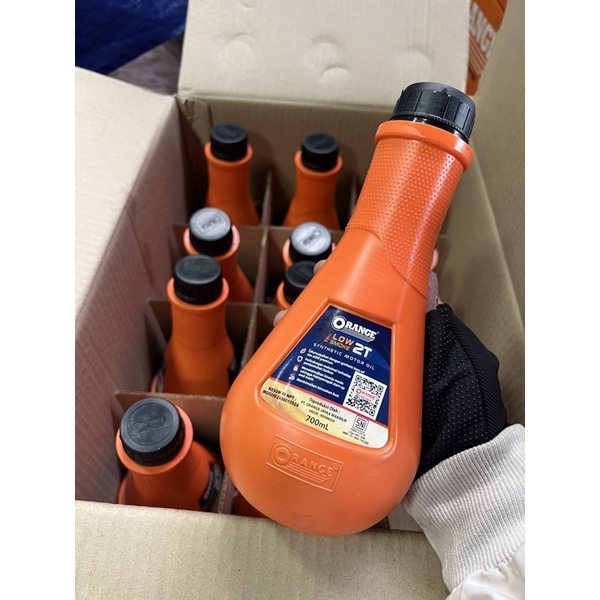 Nhớt Xe 2 Thì ORANGE 700ml - Xe Dio, Xì Po, Satria 2T,…