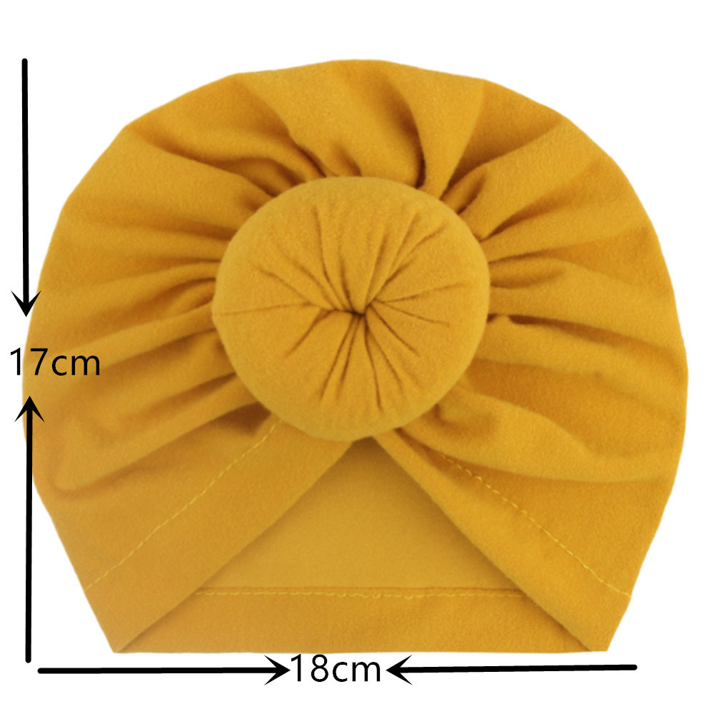 Mũ turban cục tròn siêu yêu cho bé(0-12 tháng)