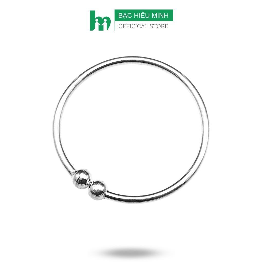 Lắc Tay Lắc Chân Trẻ Em Dạng Kiềng Bạc Hiểu Minh LTE039