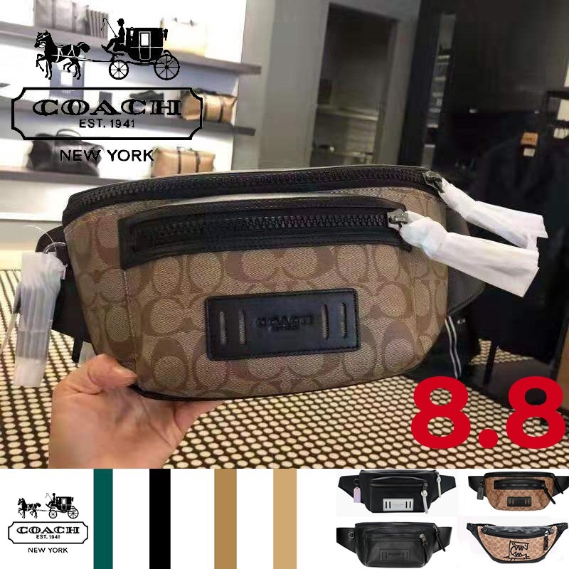 K038 Hàng Có Sẵn Túi Đeo Ngực Coach Túi Đeo Hông Túi Đeo Chéo Nam Nữ 3 Màu