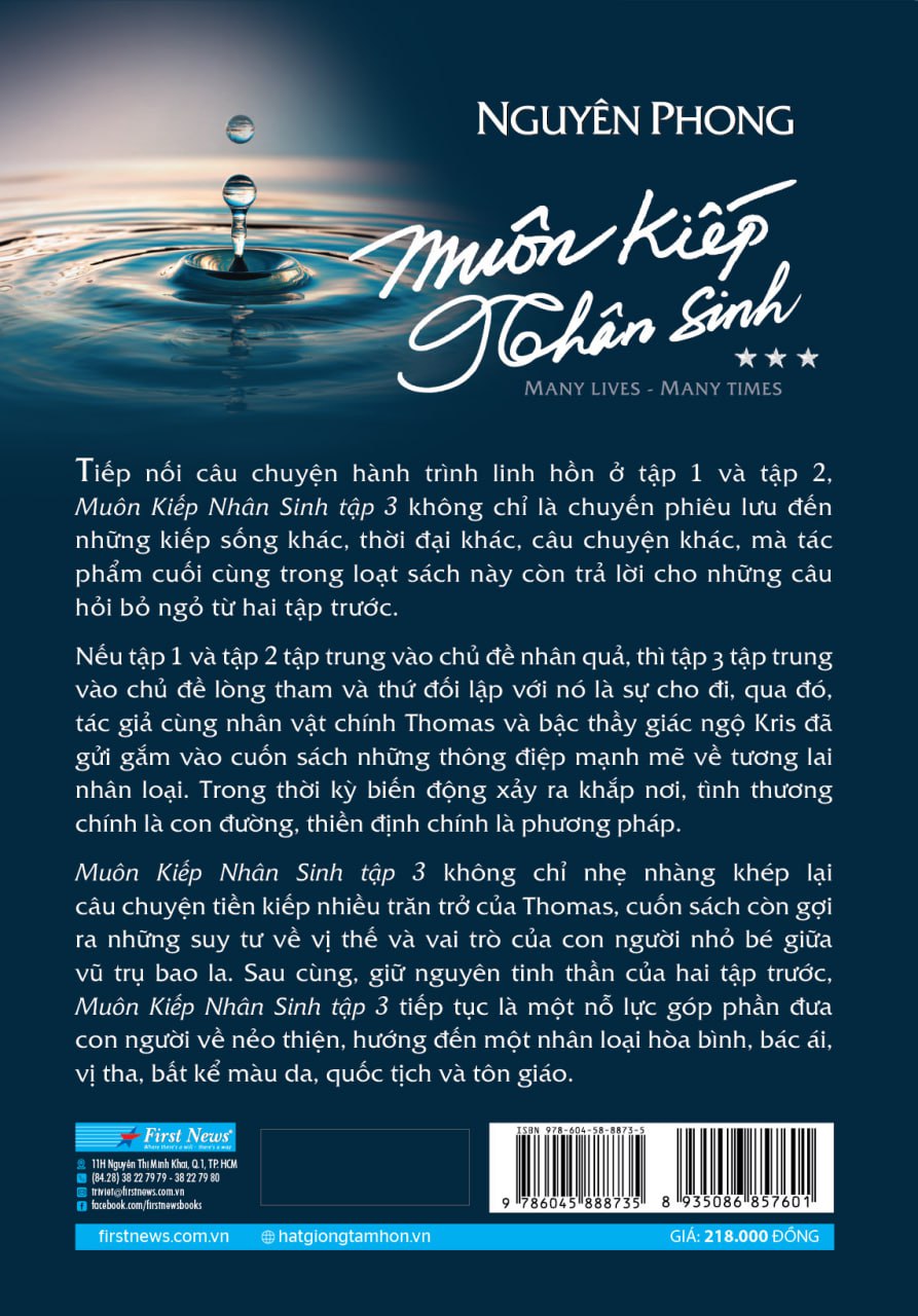 Sách - Muôn Kiếp Nhân Sinh 3 - FN