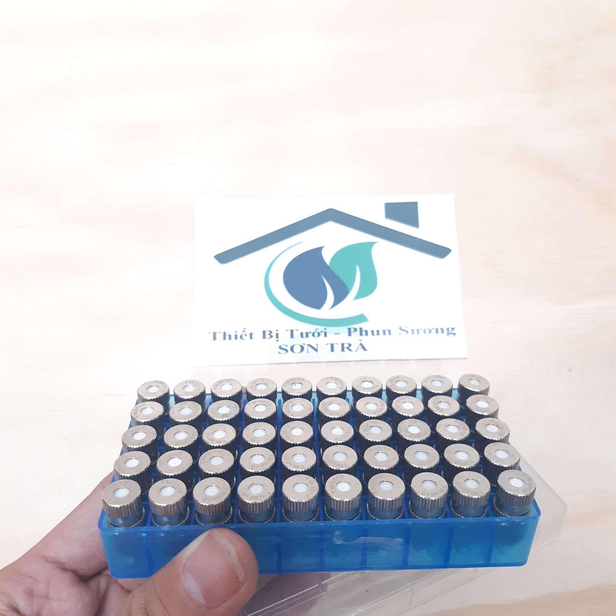 Bộ 5 Béc phun sương inox số 1-2-3
